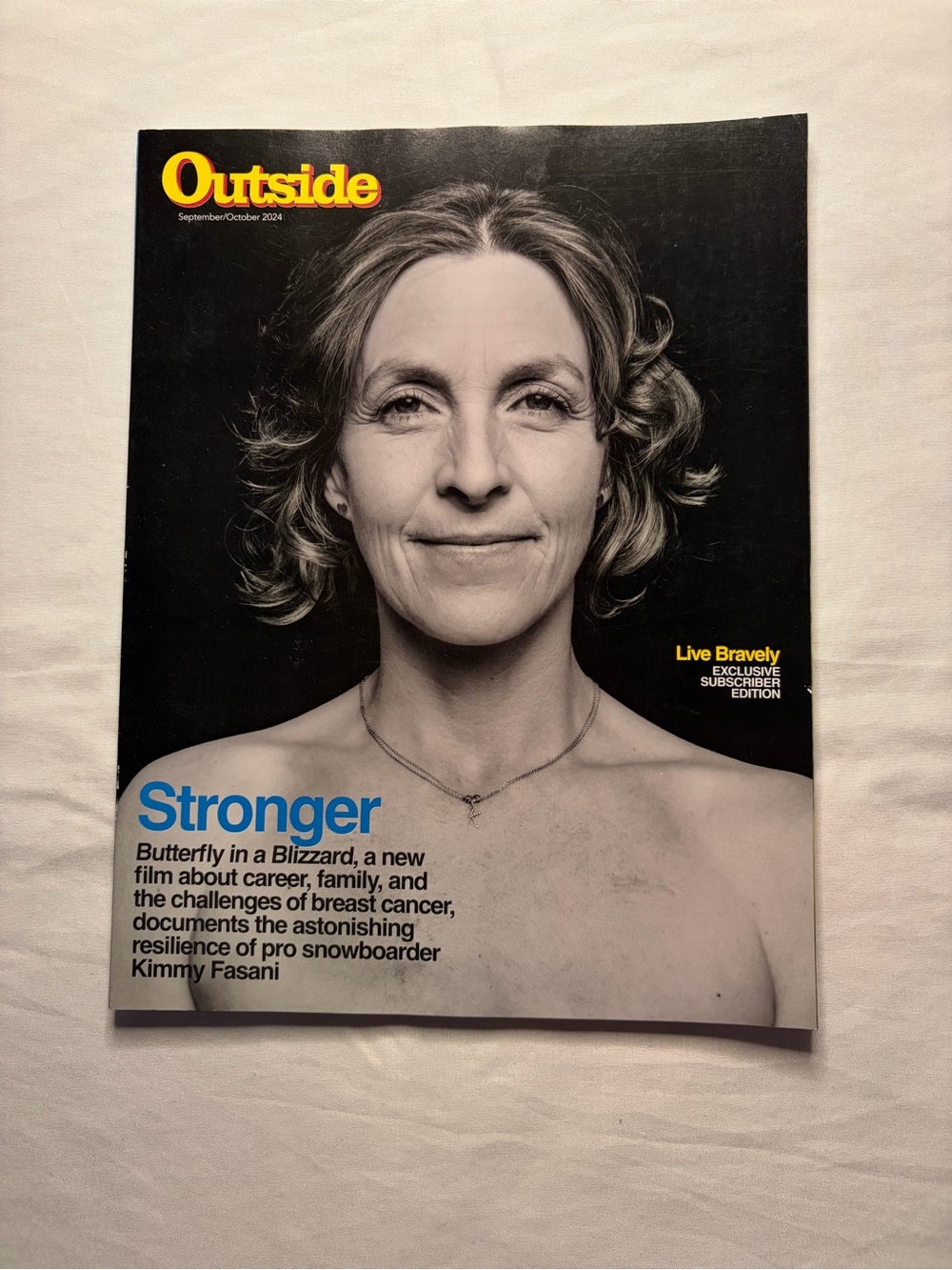 Outside Kimmy Fasani “Stronger Butterfly in Blizzard Story” Issue Sept/Oct 2024